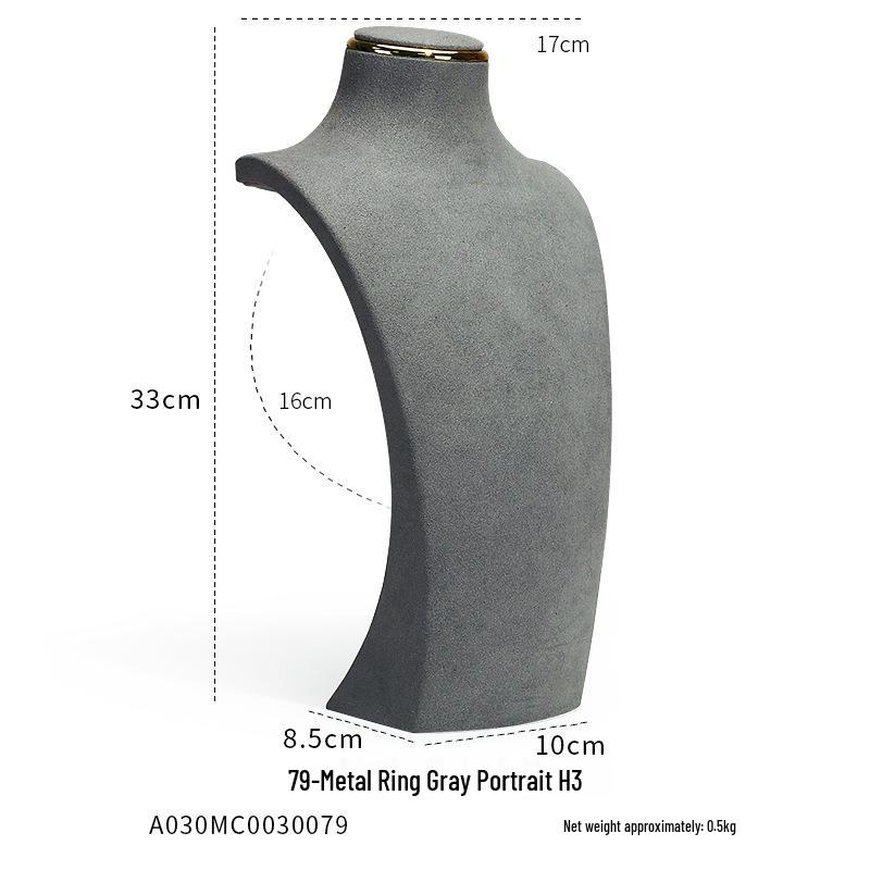 Weiyuanpeng Ultra-fiber Mannequin Necklace Display Stand