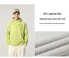 Men's Winter Sporty Loose-Fit Half-Zip Hoodie - American Mountain Style