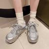 Retro Mesh Breathable Casual Sports Shoes Women's 2025 Spring New Low-top Versatile Forrest Gump Shoes German Training Shoes Women
