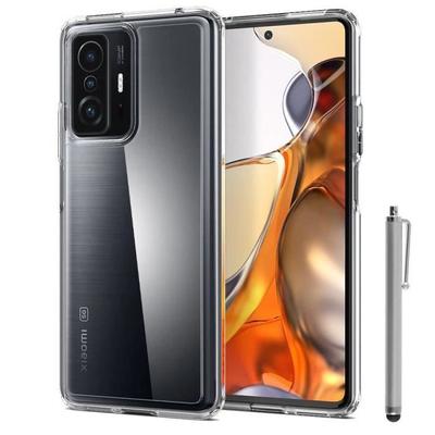 Protective Case - VCOMP - Xiaomi 11T/11T Pro - UltraSlim - Transparent - Includes a Stylus