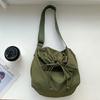 Drawstring Crossbody Shoulder Bag Simple Fashion Bag Versatile Bag Nylon Bags