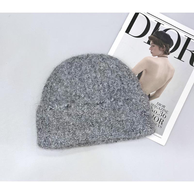 25 Early autumn new sundry wind simple pullover wool hat warm ear protection knitted hat casual snow hat