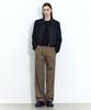INSILENCE WOMEN Wide Chino Pants Olive Beige