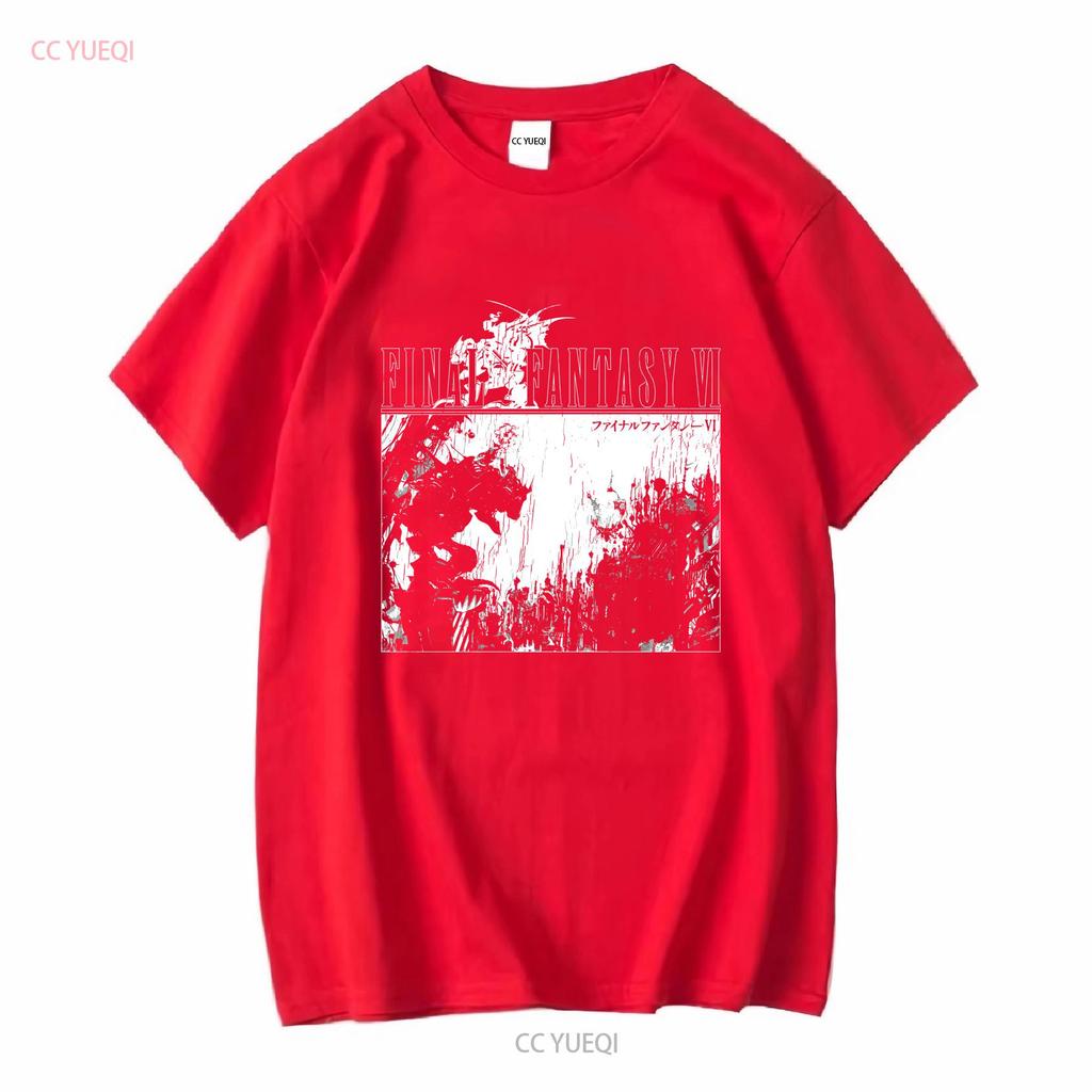 Final Fantasy VI T Shirt Vintage Style 6 long or short sleeves vintage Washed designer clothes Slightly Comfortable streetwear