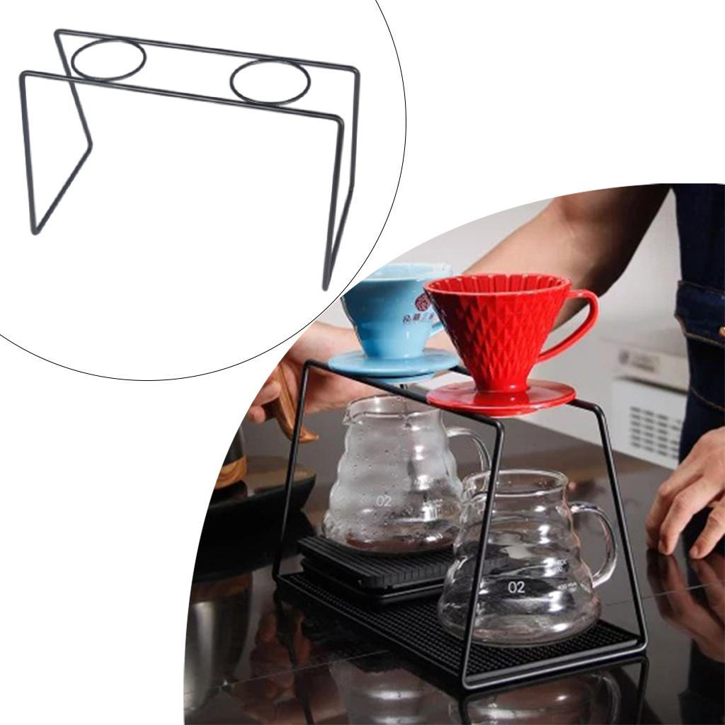 Coffee Dripper Stand Multi-Hole Household Filter Cup Holder Drip Bracket for Office