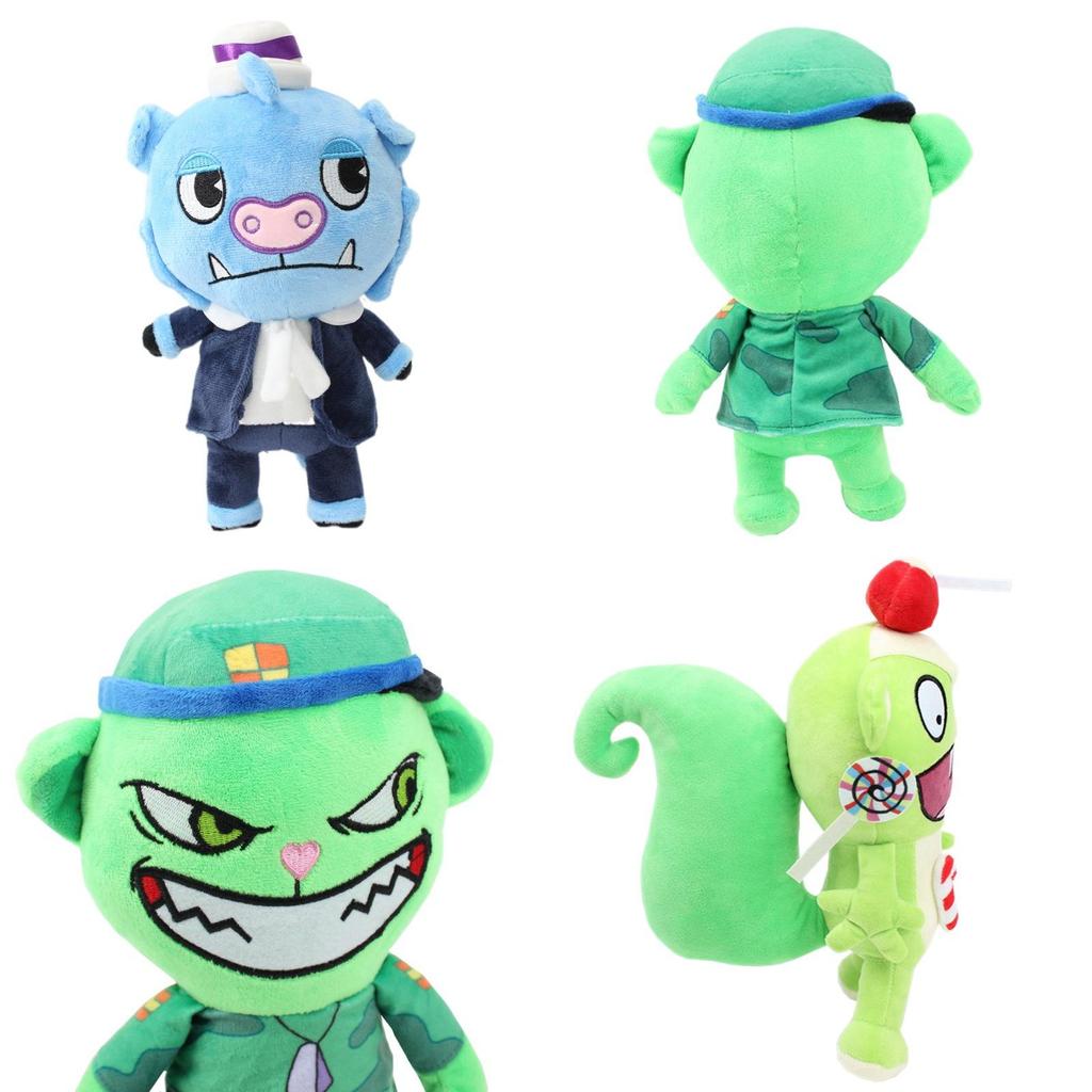 Adorable Flippy Plush Toy Ultra-soft Short Plush Military Bear Happy Tree Friends