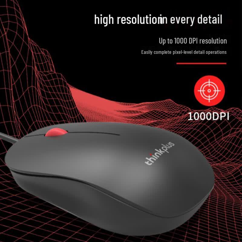 ThinkPad Thinkplus USB Wired Office Mouse