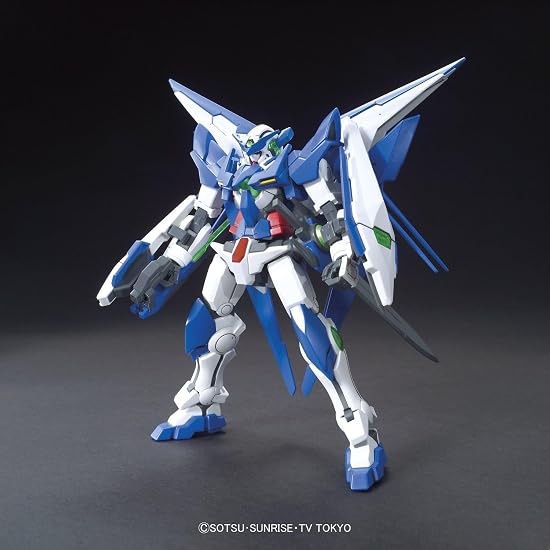 BANDAI SPIRITS HGBF Gundam Build Fighters Gundam Amazing Exia 1/144 Scale Color-Coded Plastic Model