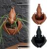3D Printed Hanging Planter Bat Planter, Gothic Plant Pot, Home Office Desk Decoration Halloween for Trailing Vines, Indoor Outdoor Alternative