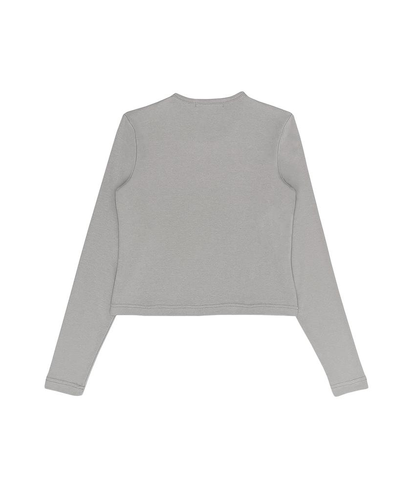 Opeuntaib Classic Slim Long Sleeves (Light Gray)