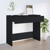 VidaXL Table console noir 90x36x75 cm bois d'ingénierie 811332