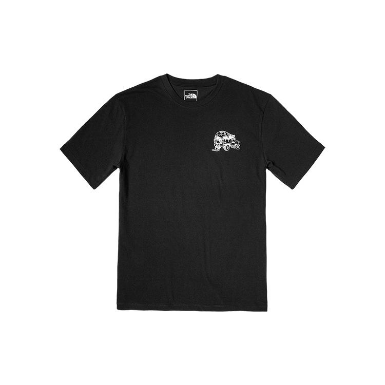 THE NORTH FACE T-Shirts Unisex Black Crew Neck Moderate Straight Fit NF0A7QRG-JK3