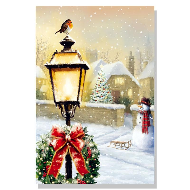 Christmas Day Picture Wall Art Canvas Painting Poster and Prints Nordic Wall Picture Children's Room Family Decoration Mural