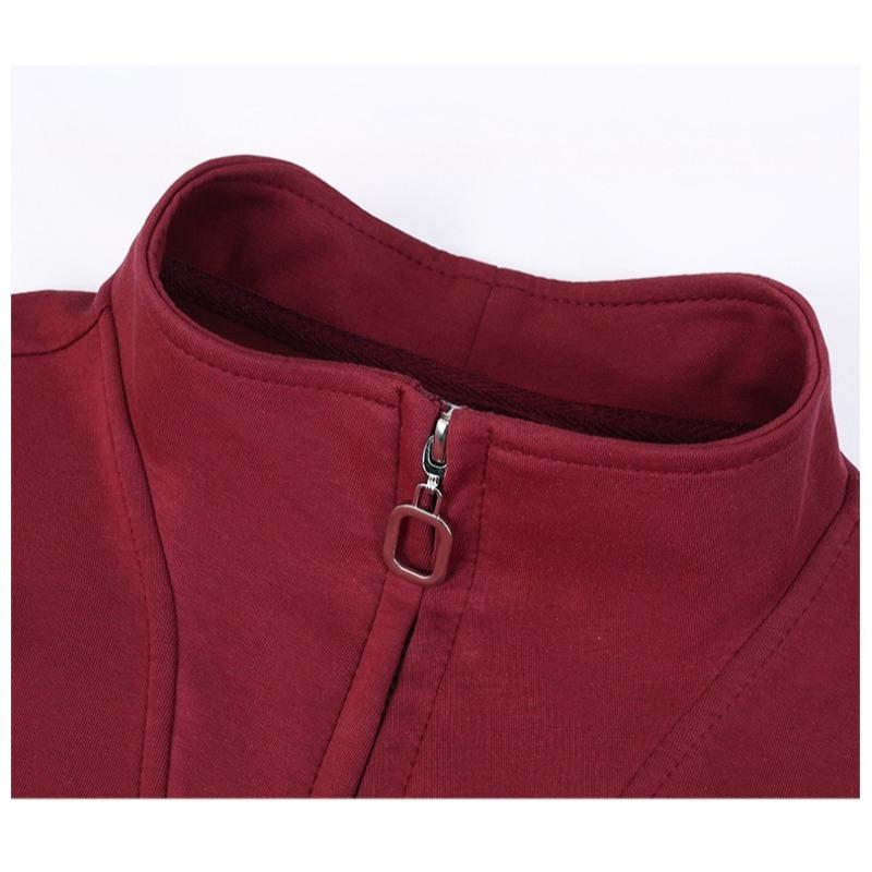 Fashion Women Sport Tracksuit Spring Autumn Half Zipper Stand Collar Casual Two Piece Set Ladies Daily Outdoor Sportswear