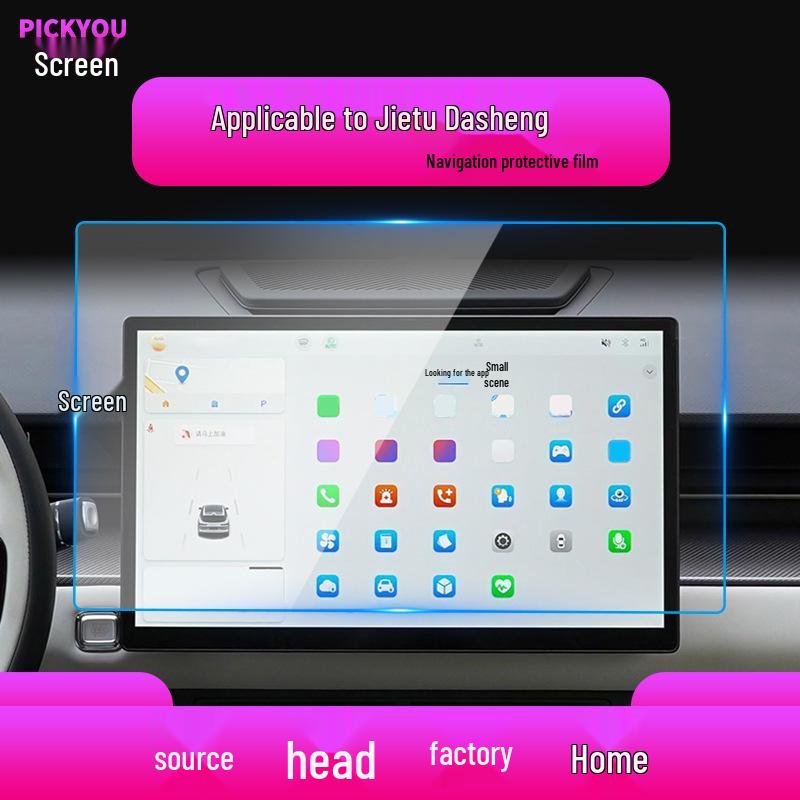 Jetour X70M/X70PRO/S Navigation & Instrument Screen Protective Tempered Film