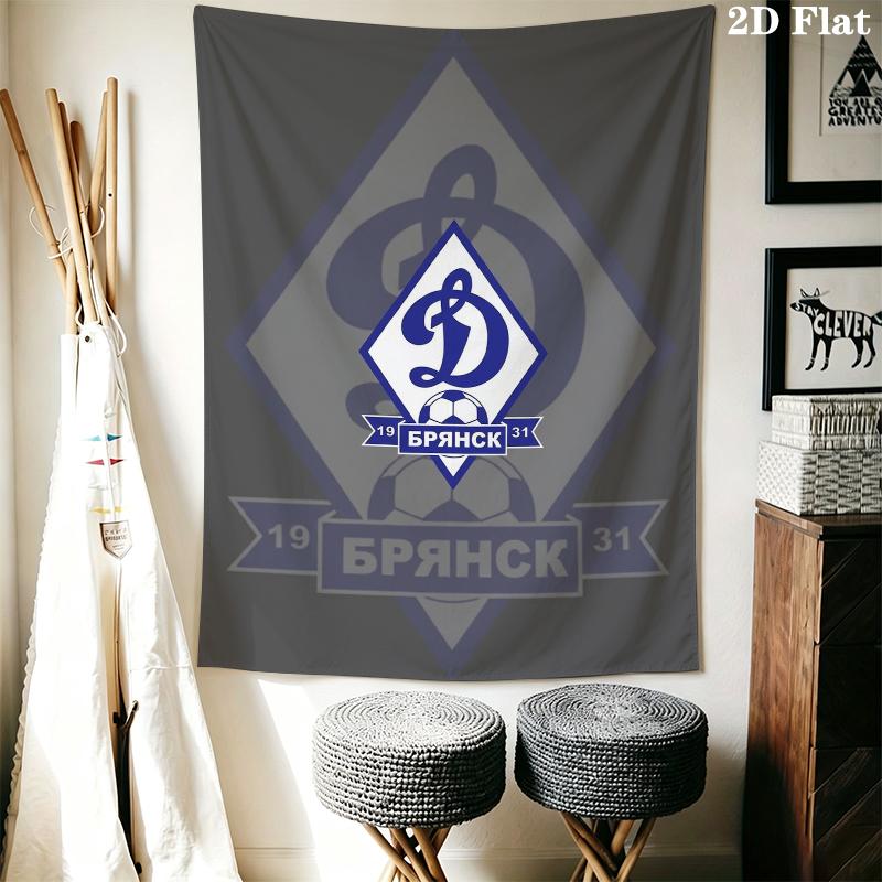 FC Dynamo Moscow Wall Tapestry Aesthetic Wall Hanging Printed Fabric Blanket Decorative Tapestries for Bedroom Living Room Home Decor
