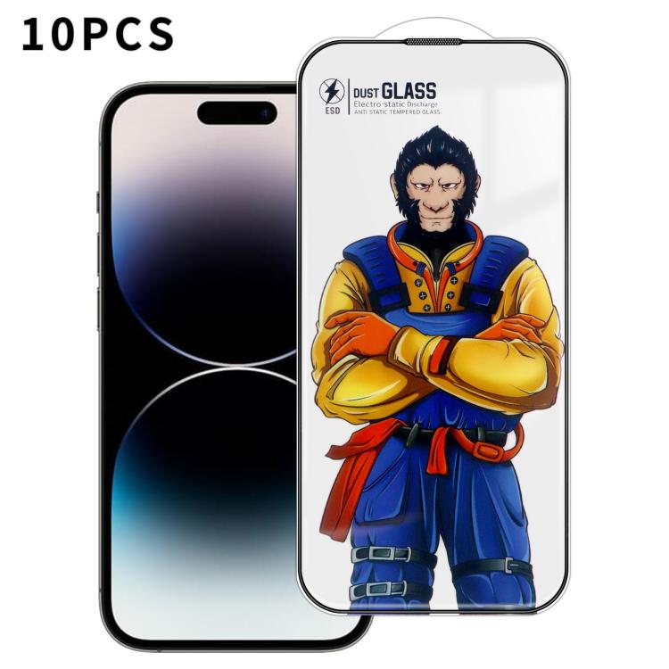 10pcs Armor Super-Strong 3D Curved 120C Anti-Static High-Aluminum Screen-Printed HD Tempered Glass Film