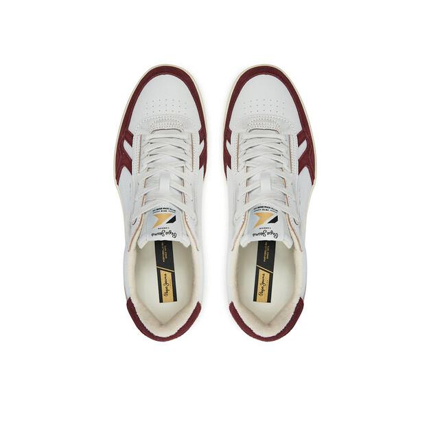 Мужские кроссовки Pepe Jeans Кеды kore heritage m pms00026 белые