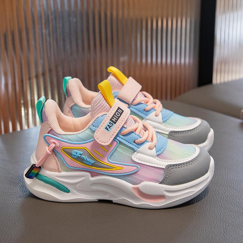 

Весенне-осенние новые универсальные дышащие удобные и износостойкие спортивные туфли для девочек с кожаным верхом и мягкой подошвой 37 розовый