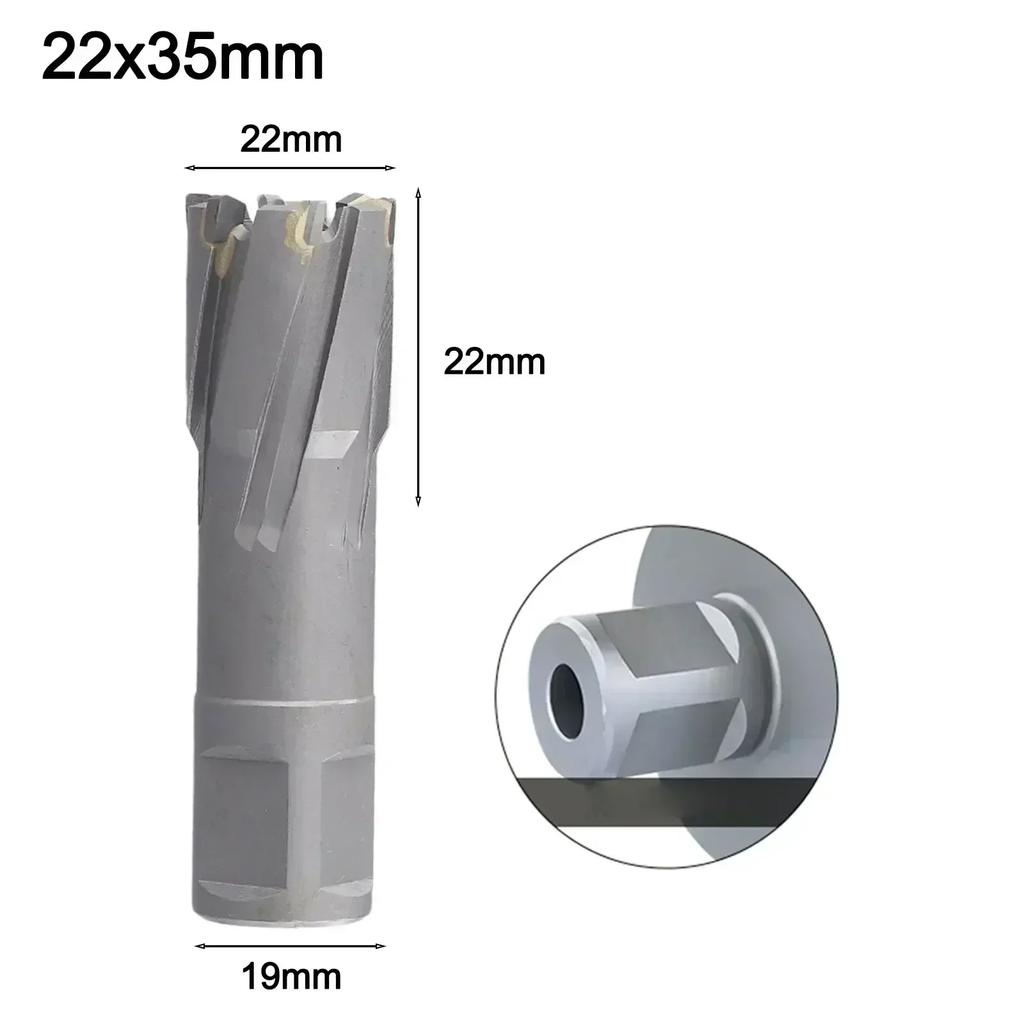 Hollow Drill Bit, Magnetic Drilling And Reaming Drill Bit, Depth 35mm, 50mm Carbide Ring Milling Cutter Power Tool Accessories