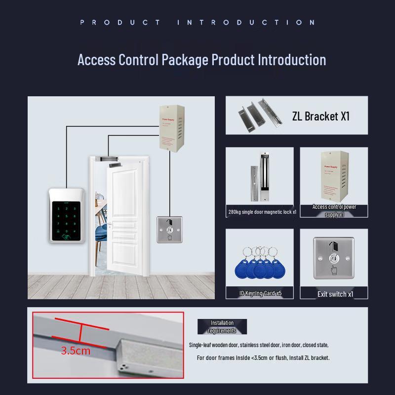 Realand X3 Series Outdoor Access Control System CN plug (adapter included)