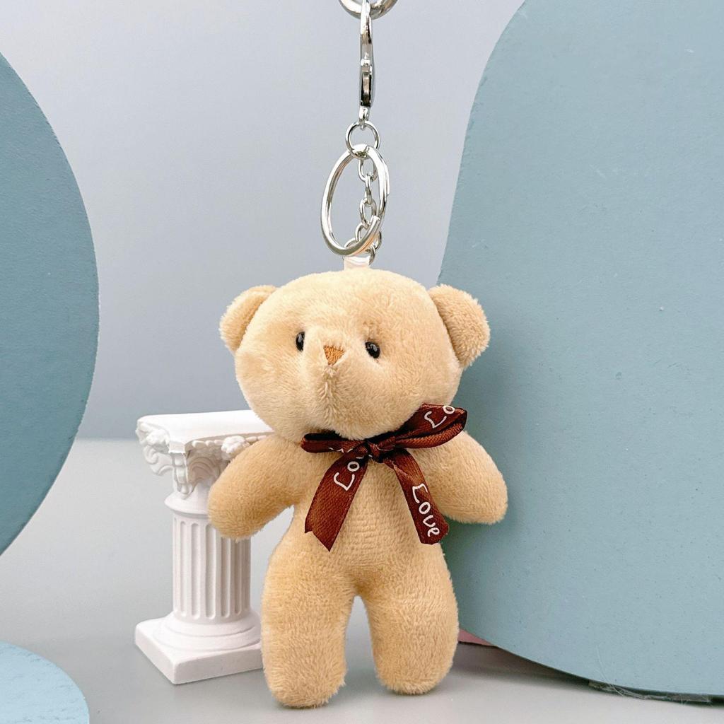 Portachiavi Ciondolo Tuta Peluche Orsacchiotto - Piccolo Giocattolo Regalo