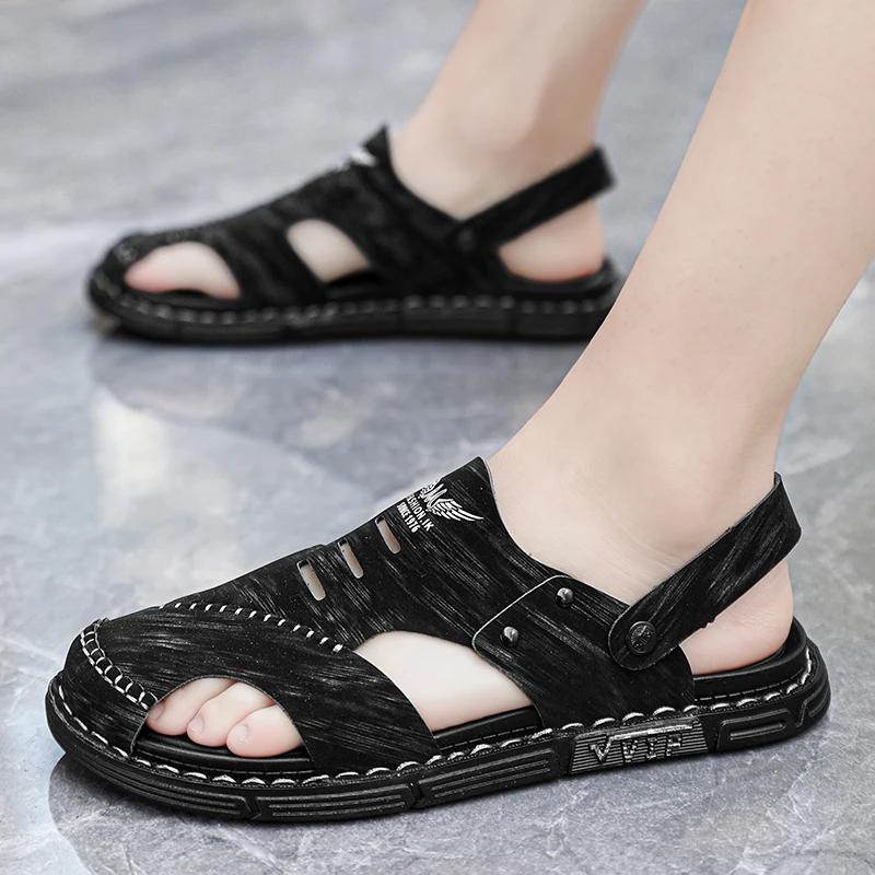 Sneakers Men Sandals Summer Shoes New Plus Size Mens Sandal Fashion Casual Outdoor Beach Slippers Breathable Wading Shoes