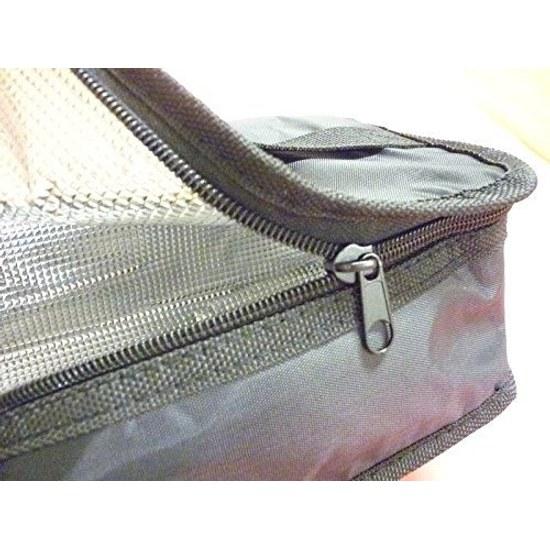 Asbel cooler bag insulated structure single-layer lunch ice pack black simple design A3166.