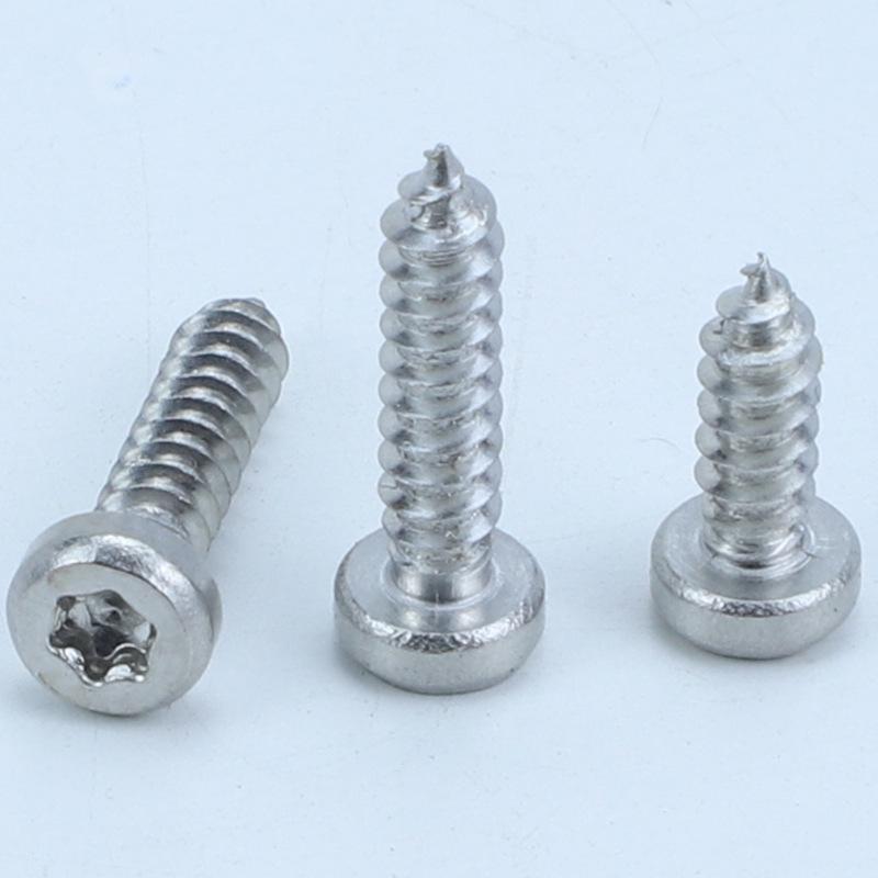 201 Stainless Steel Torx Thin-Head Self-Tapping Screw, Cylindrical Cuphead, M3/M4/M5/M6