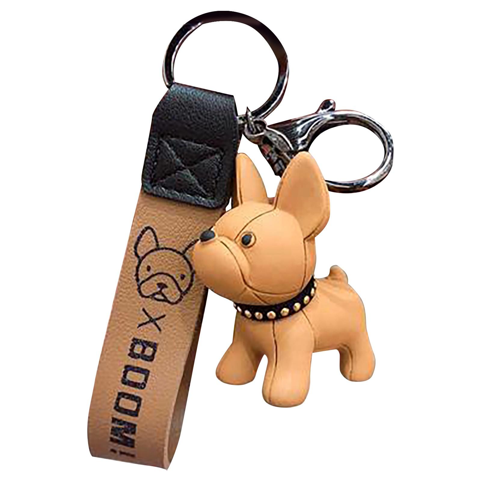 Брелок для ключей с французским бульдогом — фото 5