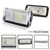 1/2Pcs Auto Tail Light Led License Plate Light Led Canbus White LED Bulbs for BMW 3-series E46 1998-2005 3 4 5 Car Accessories