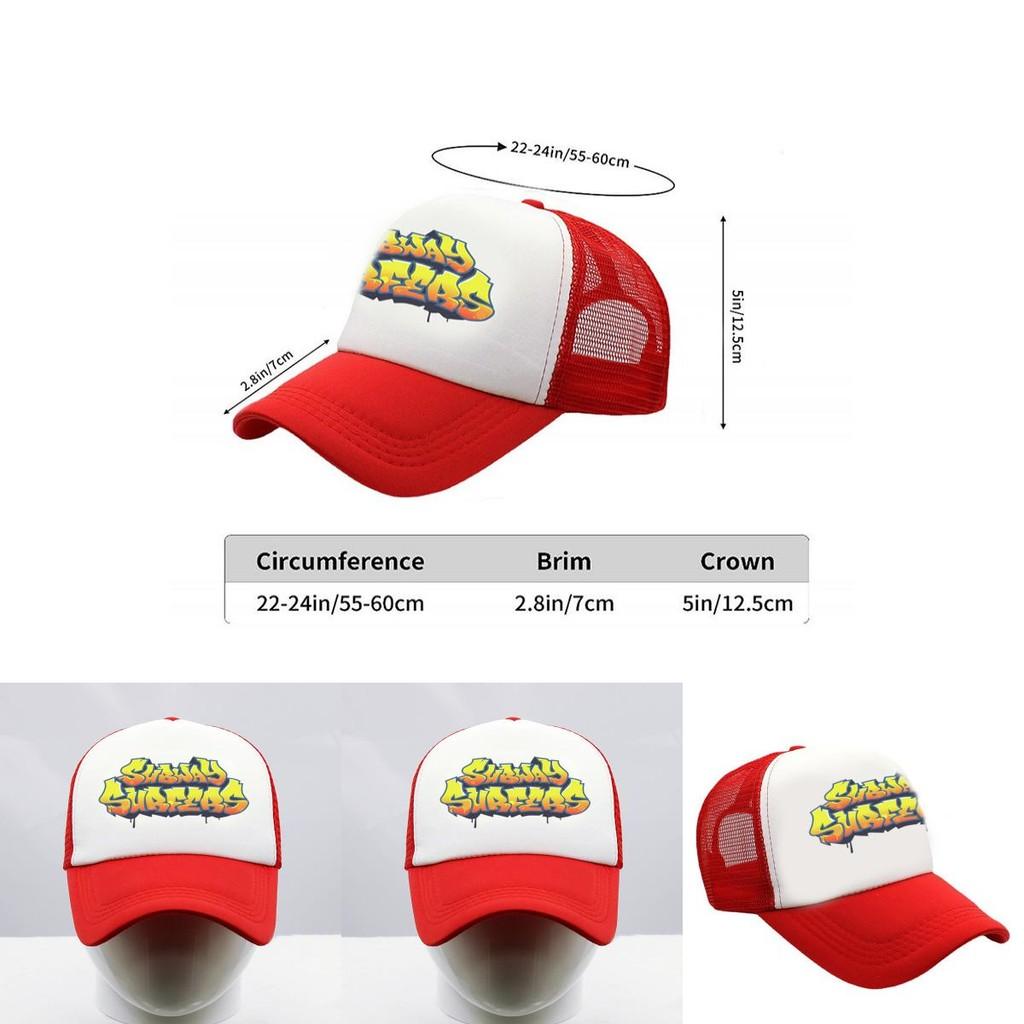 Berretto da Baseball Subway Surfers Protezione UV Traspirante Unisex Cappello Estivo da Esterno Per Fan