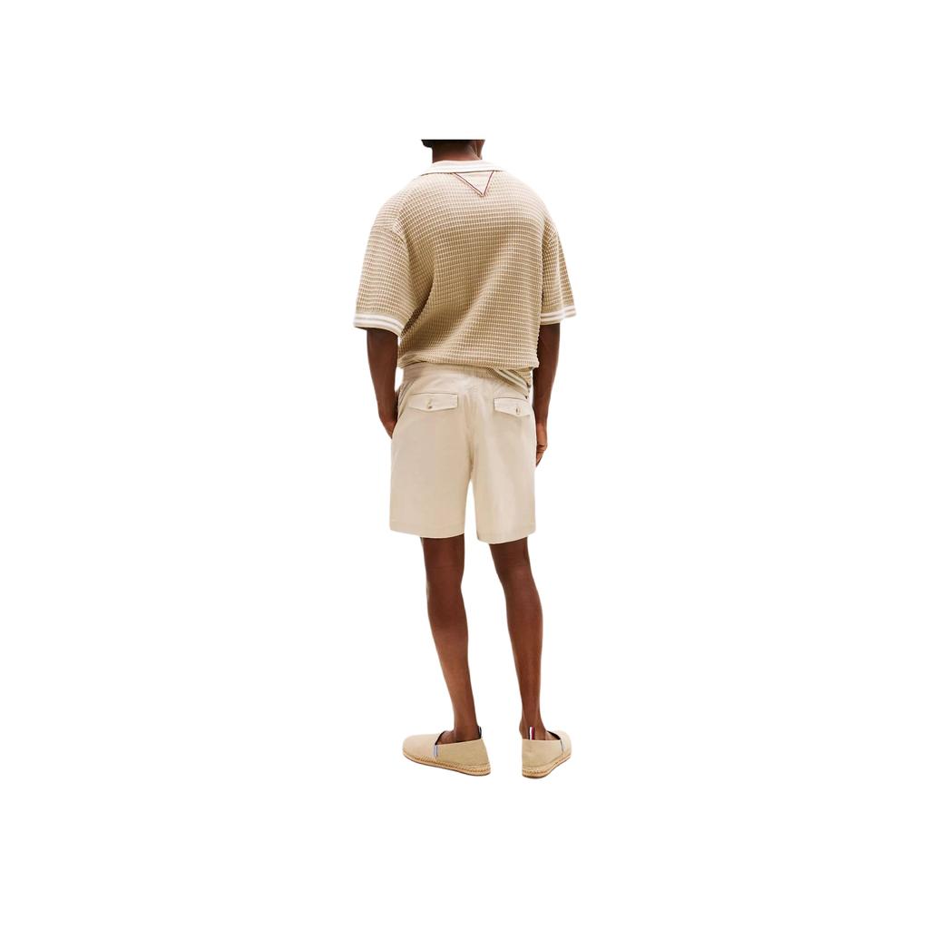 Tommy Hilfiger Comfortable Simple Solid Color Versatile Elastic Waist Casual Shorts Men shorts XM04281-250