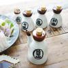 Fukubeya Takadayaki Ceramic Condiment Container Traditional Japanese Folk Craft Stylish and Cute Design Perfect Gift (Salt)