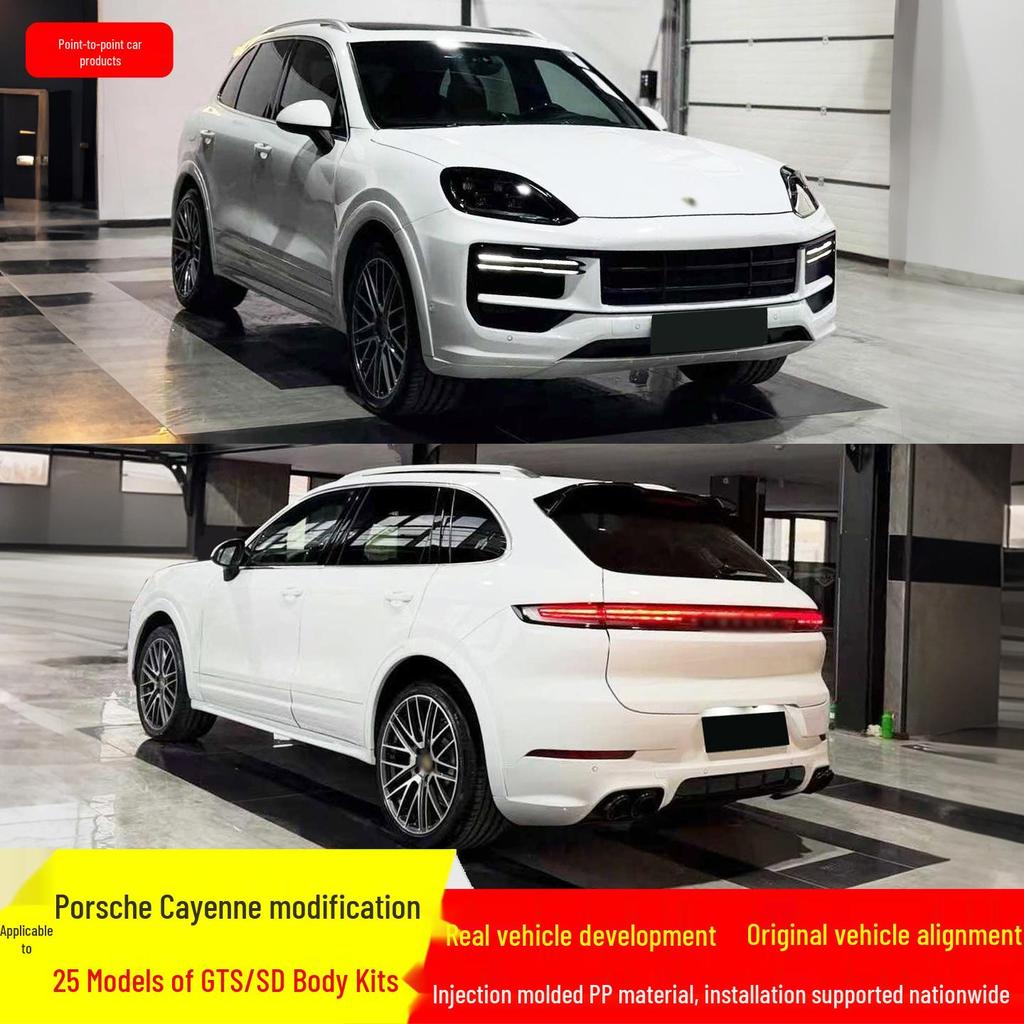 Porsche Cayenne 25 GTS/SD PP Body Kit: Front & Rear Bumpers Upgrade