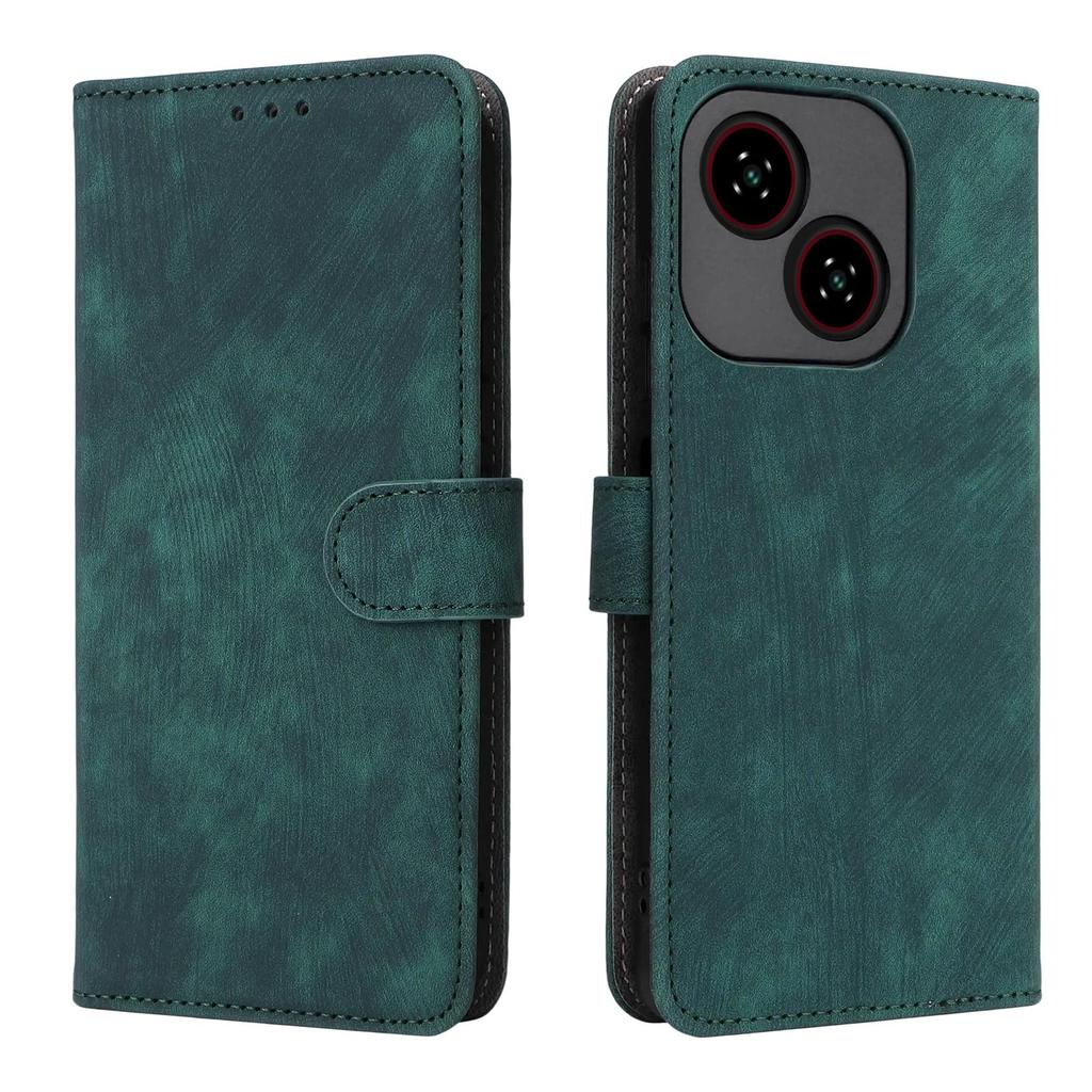 Flip-Cover für ZTE Blade A35E / Blade A35e, PU-Leder, Rundumschutz mit [RFID-Blockierung]