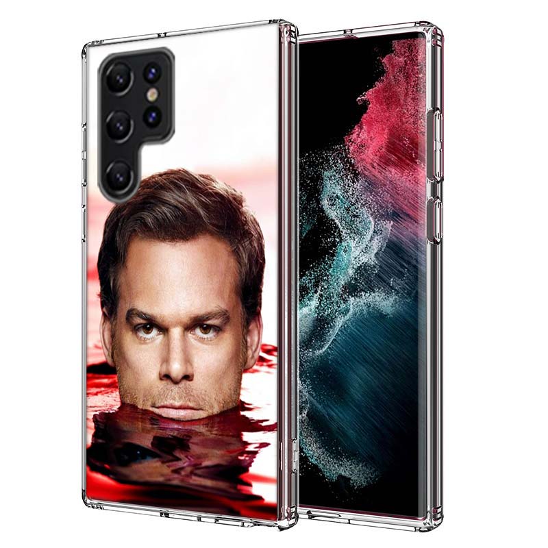 TV Show Dexter Morgan Capa Phone Case For Samsung S26 Ultra S25 Edge Galaxy S23 S21 S20 S24 FE S22 S10 Plus Cover Clear TPU Shel