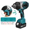 Klucz udarowy elektryczny bezszczotkowy 588VF 3/4 cala o wysokim momencie obrotowym 2100N.M Narzędzie do naprawy samochodów ciężarowych i samochodów osobowych dla akumulatora 18V