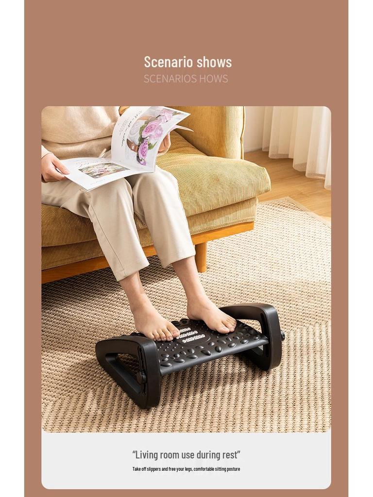 Ergonomic Footrest Stool for Home and Office