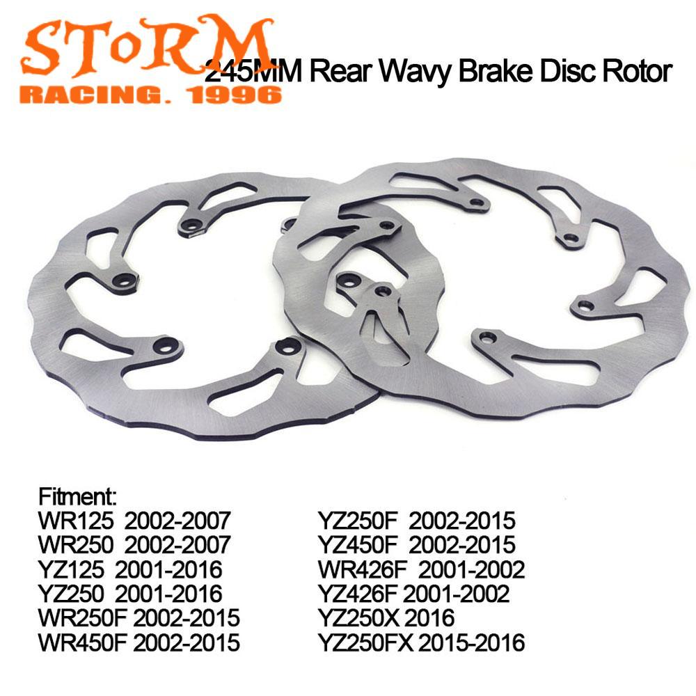 Vorderer Hinterer Bremsscheiben Rotor Motorrad Für YAMAHA YZ125 YZ250 YZ450F YZ250F WR250F WR450F 2002-2018 YZ YZF WR WRF 125 250 450