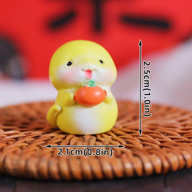 New Year Muffin & Cupcake Decoration Ornament with Transparent Packaging Box