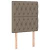 Maison Exclusive - Tête de lit Taupe 80x7x118/128 cm Tissu