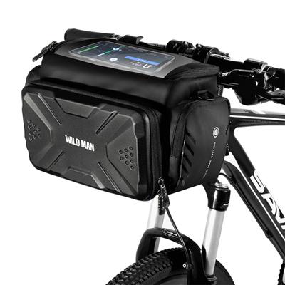 Waterproof Folding Bicycle Bag Big Capacity Front Tube Cycling Bag Handlebar Bag