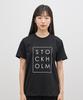Geulaepigseu Stockholm Black Short Sleeve T-Shirt