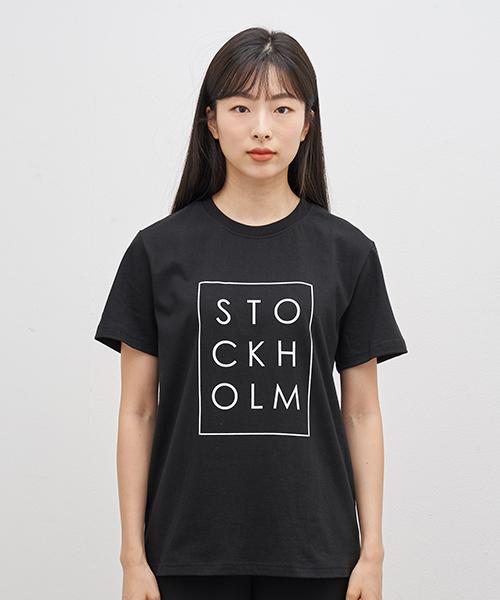 Geulaepigseu Stockholm Black Short Sleeve T-Shirt
