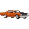 Hot Wheels Fast & Furious 1970 Custom Plymouth Road Runner Toy Car for 3 Year Olds, Orange, JBL87