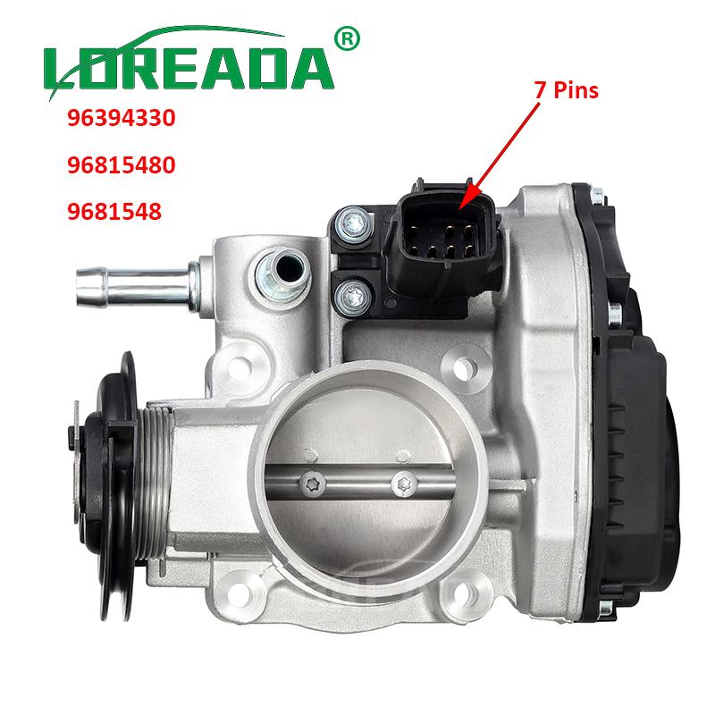 96394330 96815480 9681548 Fuel Injection Electric Throttle Body Valve For Chevrolet Optra J200 Lacetti Daewoo Nubira 1.4i 1.6i