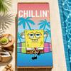 Beach Towels cute b-b-BobS-s Soft fun Quick Dry Pool cartoon s-S-S-SpongeS-eS bathing Towel Travel Gym Spa Camp sport face Gift