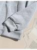 Casual Women Hoodie with Butterfly Print Kangaroo Pocket Long Sleeves Casual Stylish Pullover Hooded Sweatshirt with Drawstring