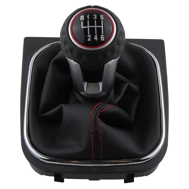 6 Speed Gear Shift Knob Gaiter Boot Cover Kit Gear Shift Knob For Golf 5 6 MK5 MK6 GTD R32 R20 2004-2013